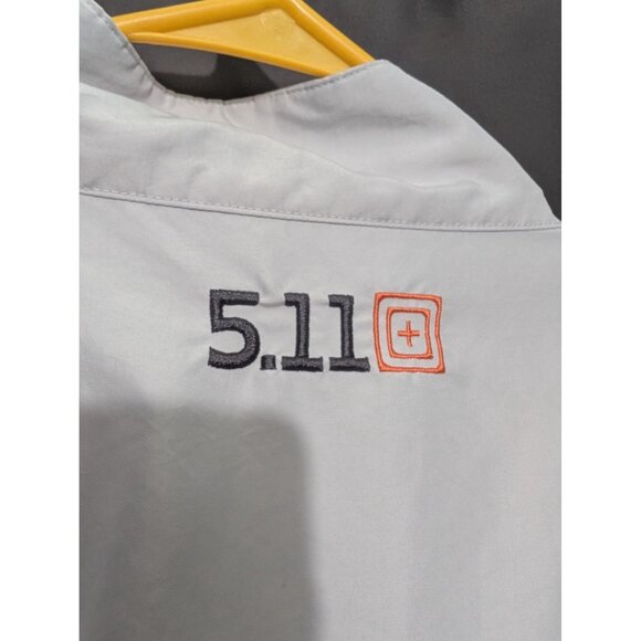511 Tactical Series Nascar Offical marked 4x zip up Poly/Nylon RARE cream/white - Picture 9 of 9